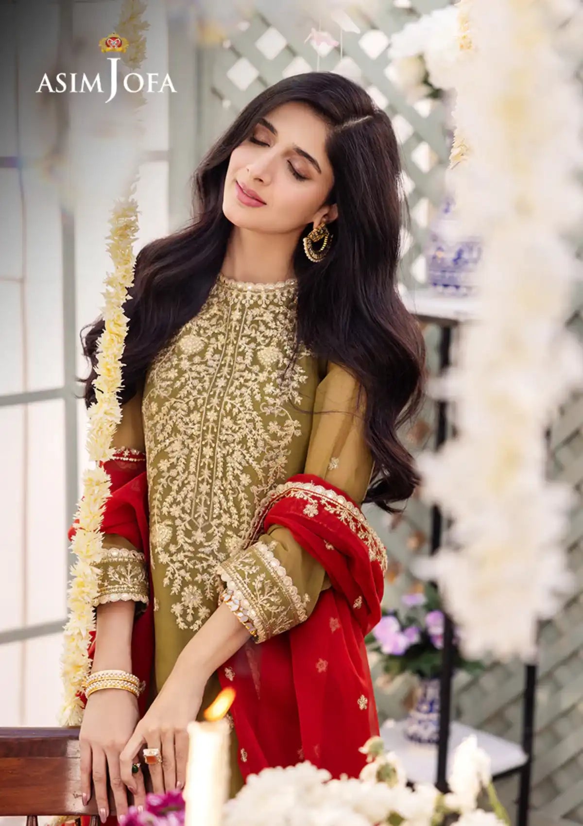 Dhanak Rang By Asim Jofa'24 AJCF-26 - Mohsin Saeed Fabrics