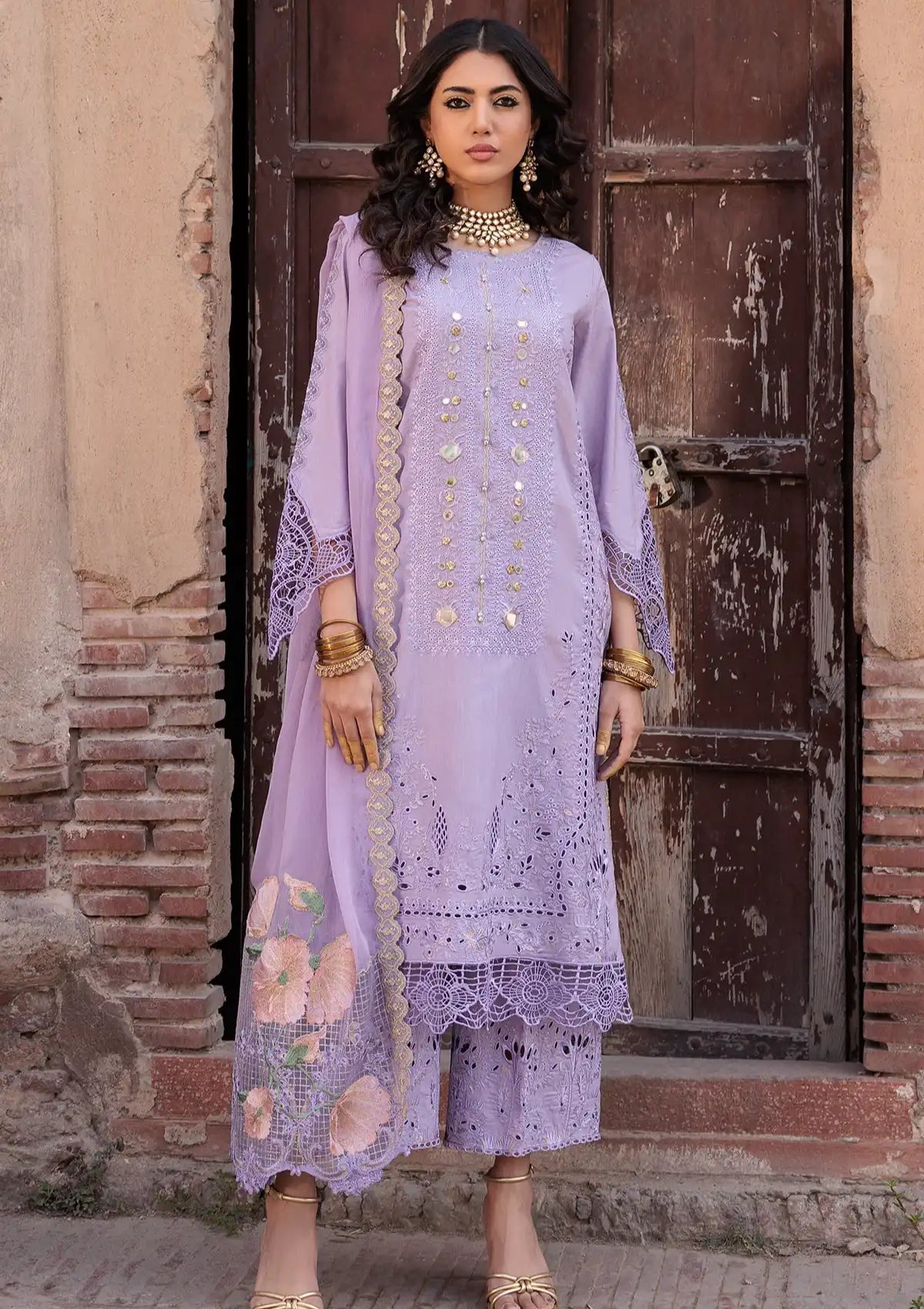 Charizma Emb Eid Edit Lawn'24 Vol-02 ED4-08 - Mohsin Saeed Fabrics