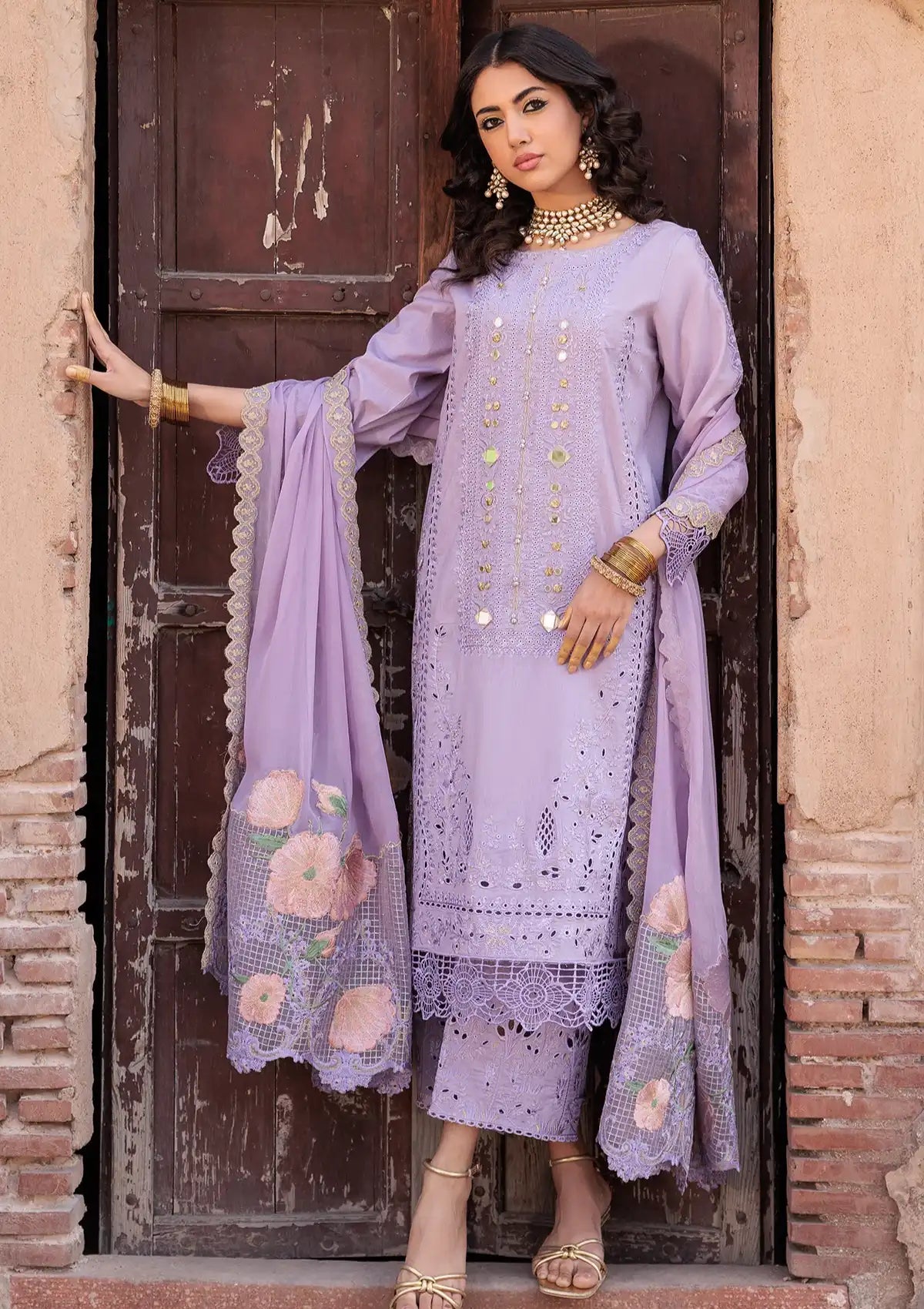 Charizma Emb Eid Edit Lawn'24 Vol-02 ED4-08 - Mohsin Saeed Fabrics