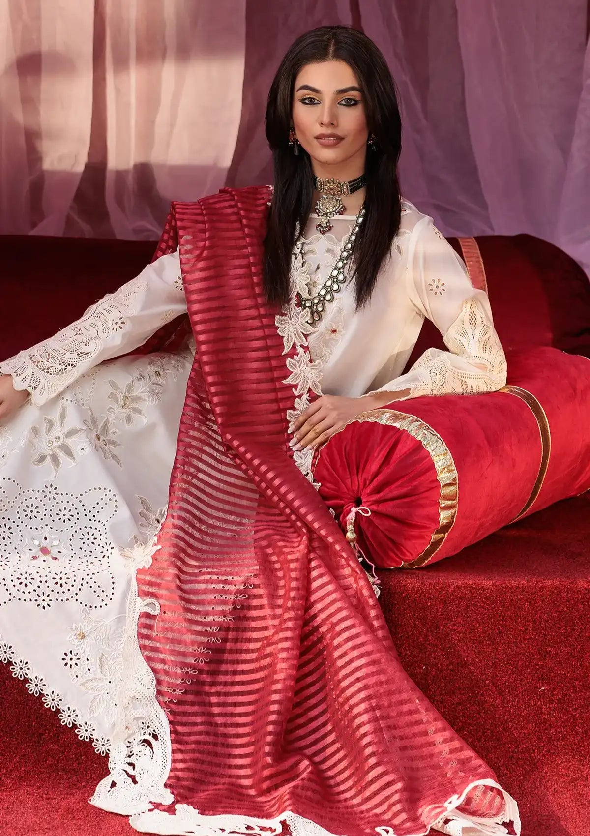 Charizma Emb Eid Edit Lawn'24 Vol-02 ED4-11 - Mohsin Saeed Fabrics