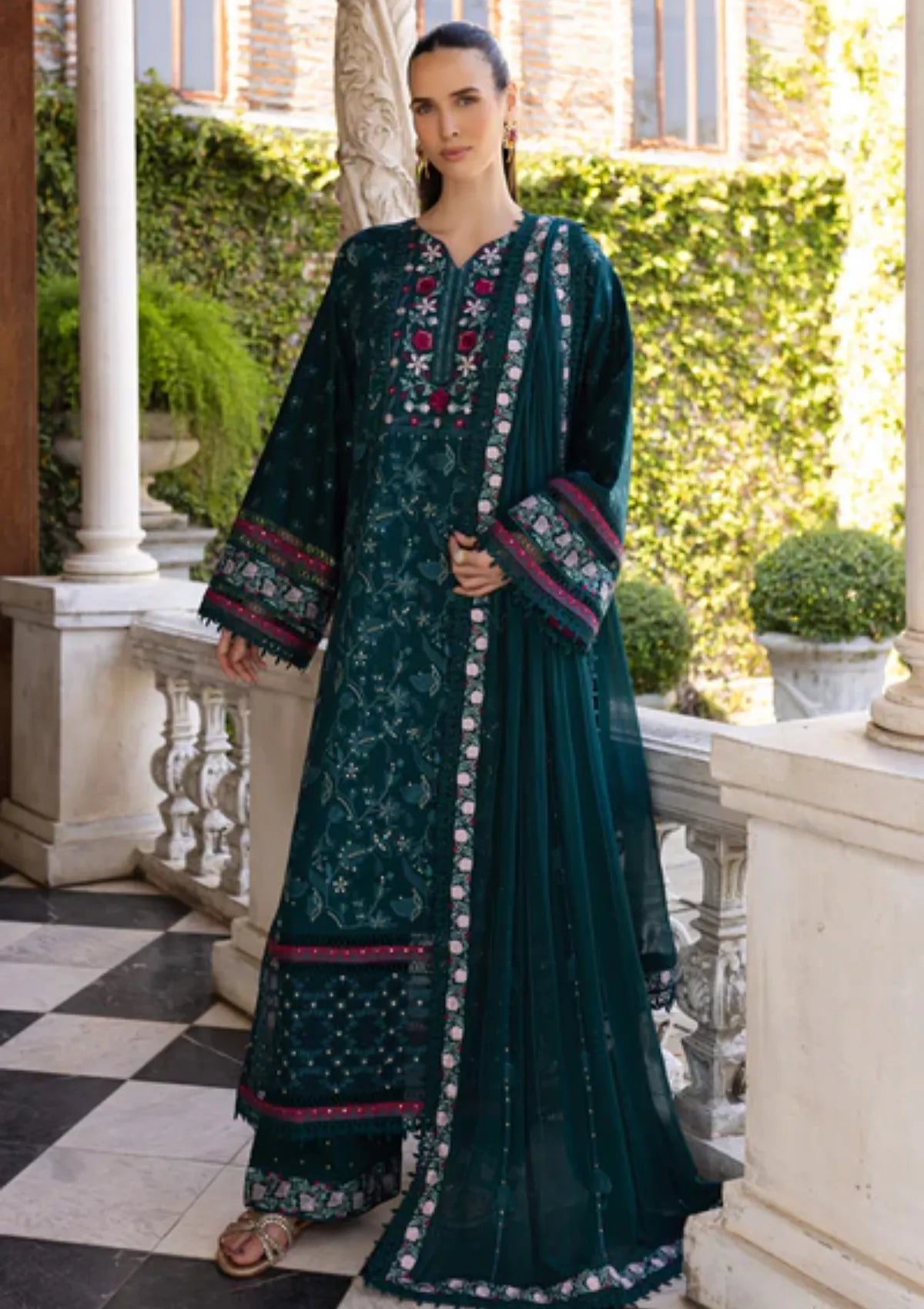 mohsin-saeed-fabrics-designer-daily-wear-formal-and-wedding-suits-within-budget-This-product-is-from-marjjan-ruhi-luxury-lawn25-mll-03-b-green-is-available-on-Mohsin-saeed-fabrics-website.