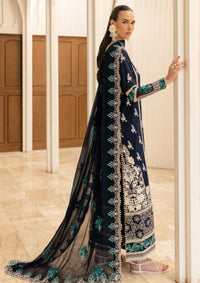 mohsin-saeed-fabrics-designer-daily-wear-formal-and-wedding-suits-within-budget-This-product-is-from-marjjan-ruhi-luxury-lawn25-mll-04-a-navy-blue-is-available-on-Mohsin-saeed-fabrics-website.