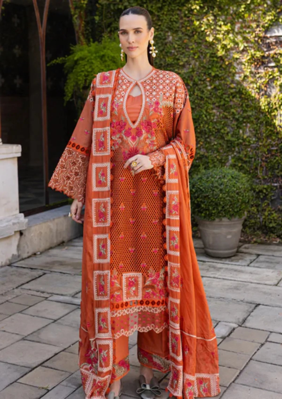 mohsin-saeed-fabrics-designer-daily-wear-formal-and-wedding-suits-within-budget-This-product-is-from-marjjan-ruhi-luxury-lawn25-mll-06-b-rust-orange-is-available-on-Mohsin-saeed-fabrics-website.