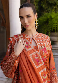 mohsin-saeed-fabrics-designer-daily-wear-formal-and-wedding-suits-within-budget-This-product-is-from-marjjan-ruhi-luxury-lawn25-mll-06-b-rust-orange-is-available-on-Mohsin-saeed-fabrics-website.