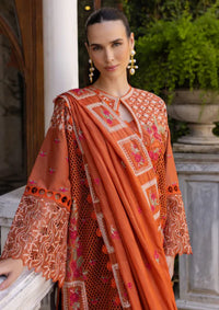 mohsin-saeed-fabrics-designer-daily-wear-formal-and-wedding-suits-within-budget-This-product-is-from-marjjan-ruhi-luxury-lawn25-mll-06-b-rust-orange-is-available-on-Mohsin-saeed-fabrics-website.