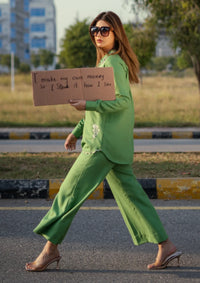 Sidra Fahad Westren'25 SF-304 Elegant Green