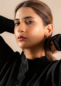 Sidra Fahad Westren'25 SF-302 Plain Black