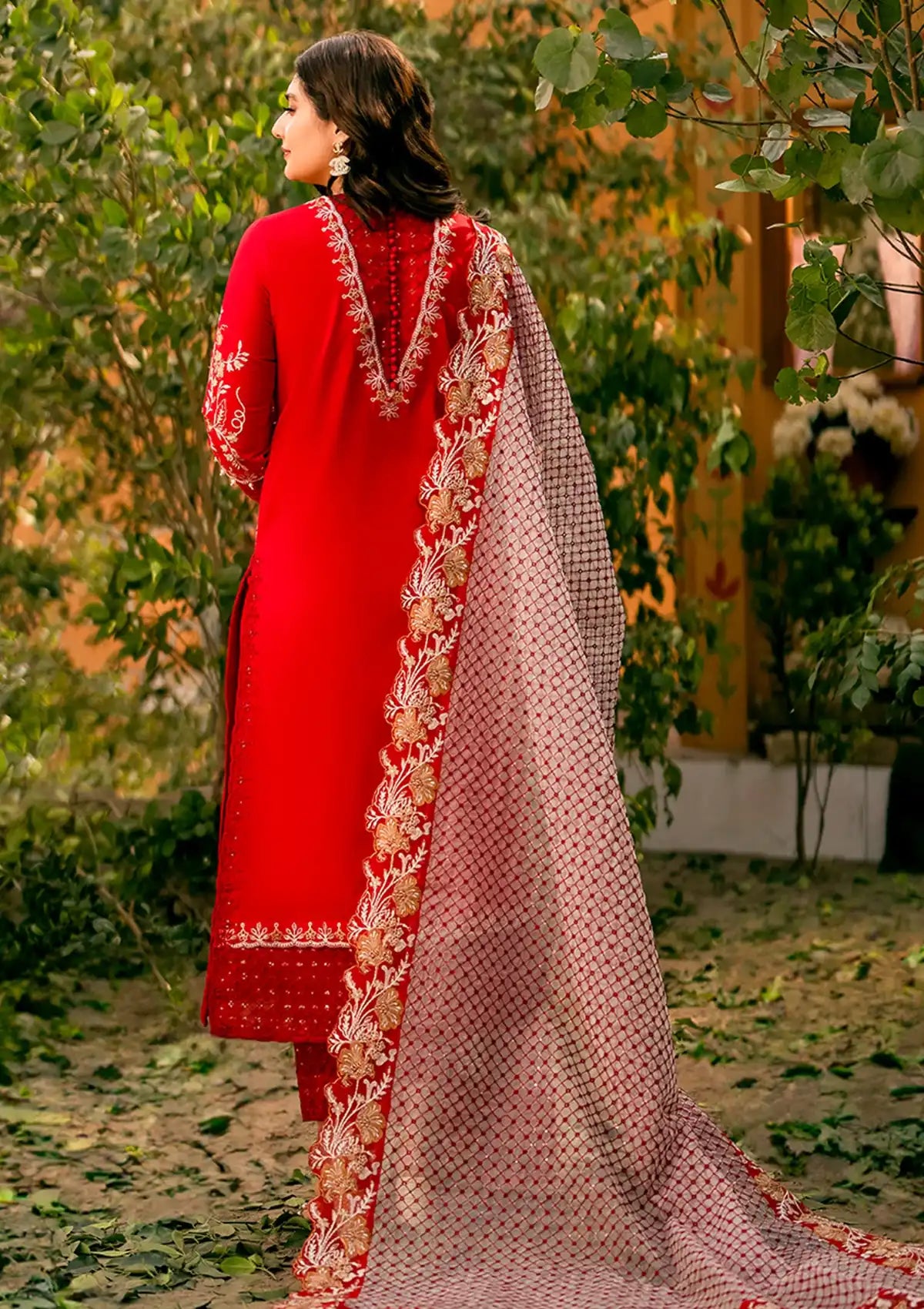 Maryum N Maria Luxury Lawn'24 MS-563 Nurul - Mohsin Saeed Fabrics