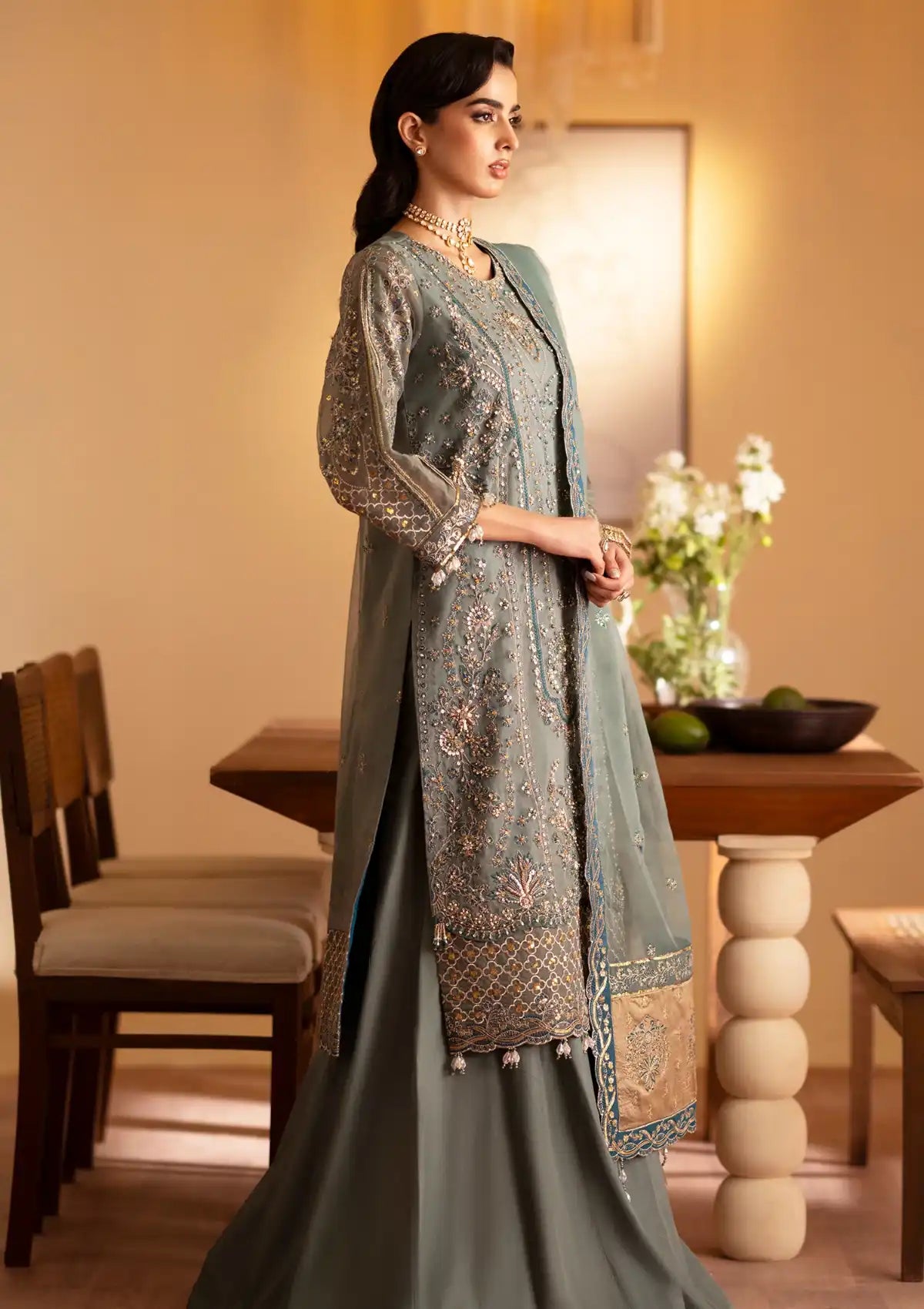 Emaan Adeel Romainsiyyah Luxury Formal'24 ROHEEN