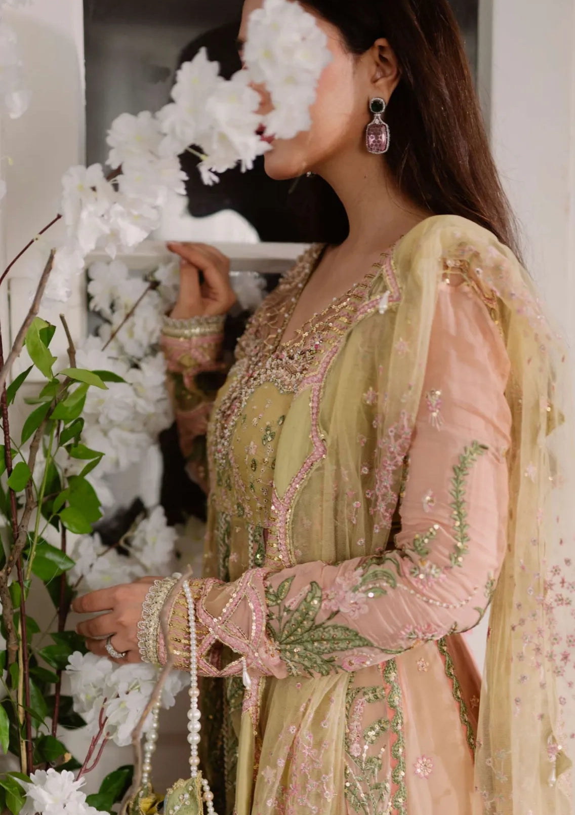 Mushq Shaam Shandar Chiffon'25 D-03 Sur Sunehri