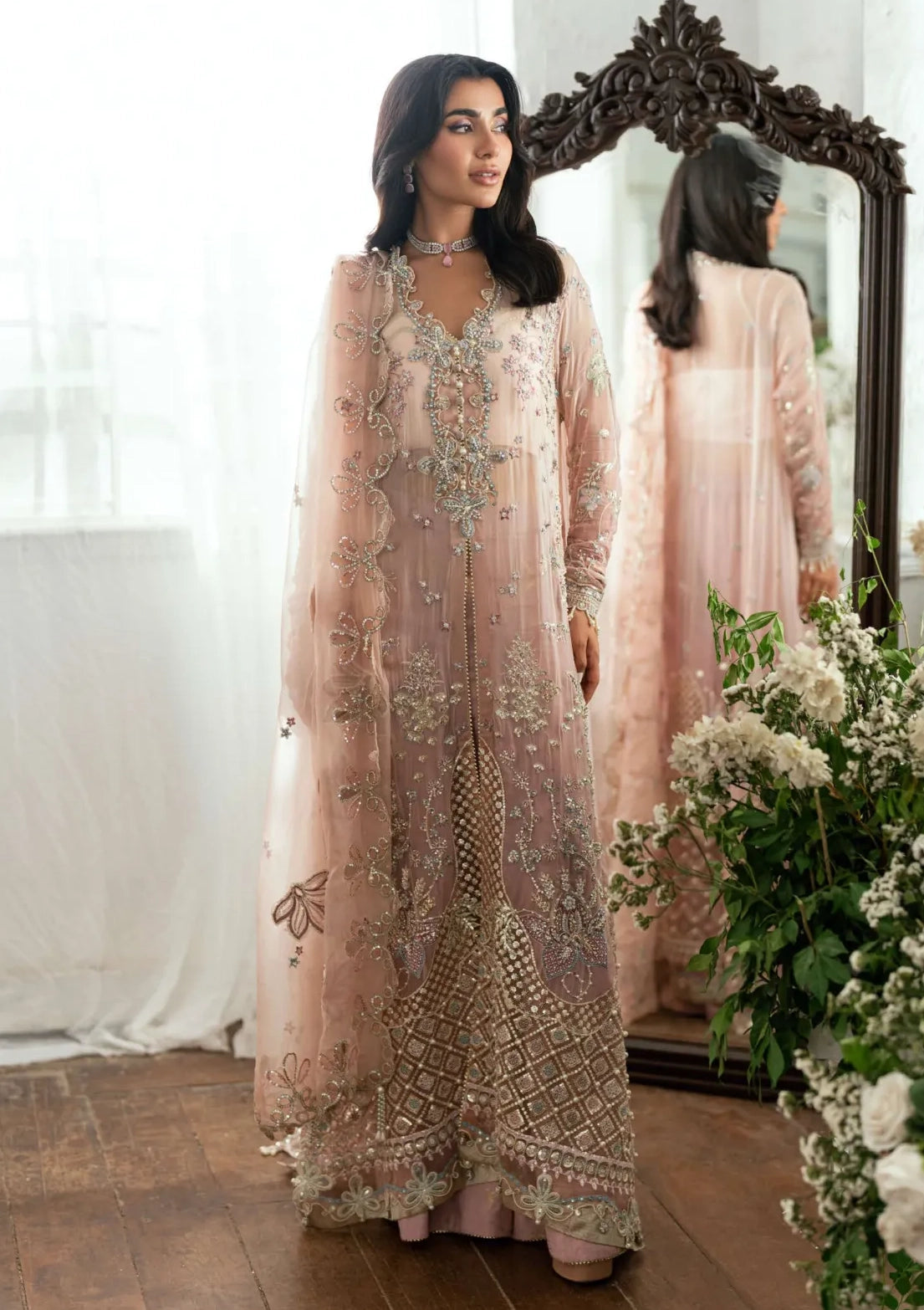 Mushq Shaam Shandar Chiffon'25 D-02 Shehnai