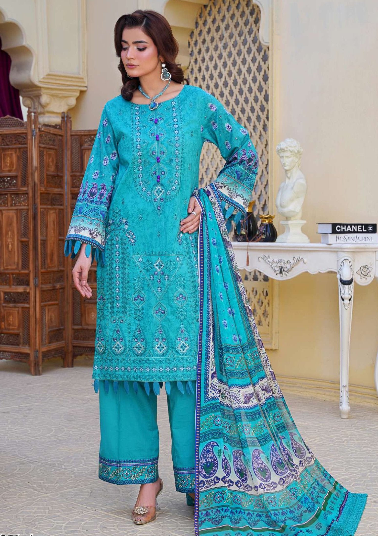 Muskari By Wania Summer Lawn Vol-1'26 WL-73