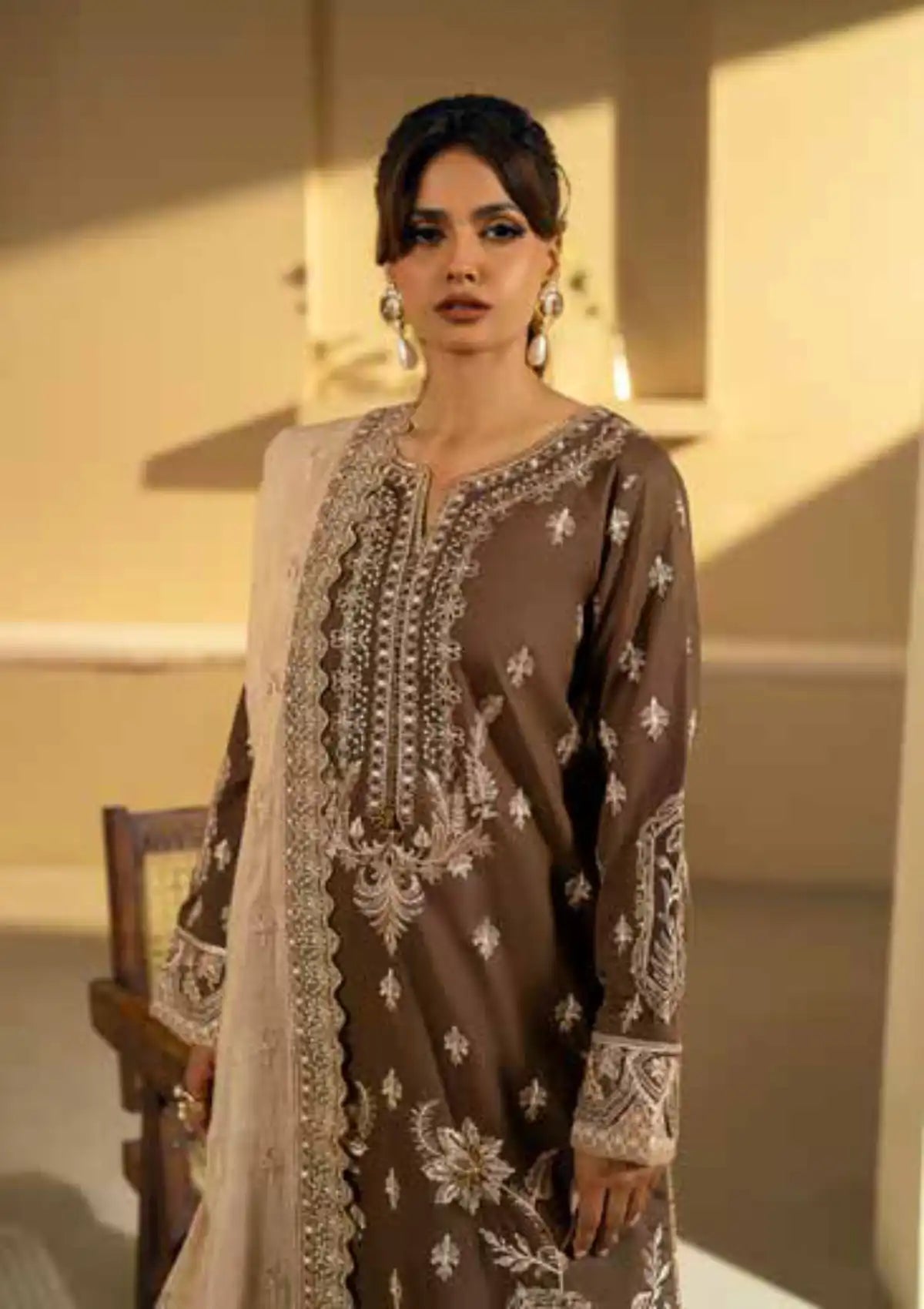 Maryum N Maria Eid Luxury Lawn'24 MS-627 - Mohsin Saeed Fabrics