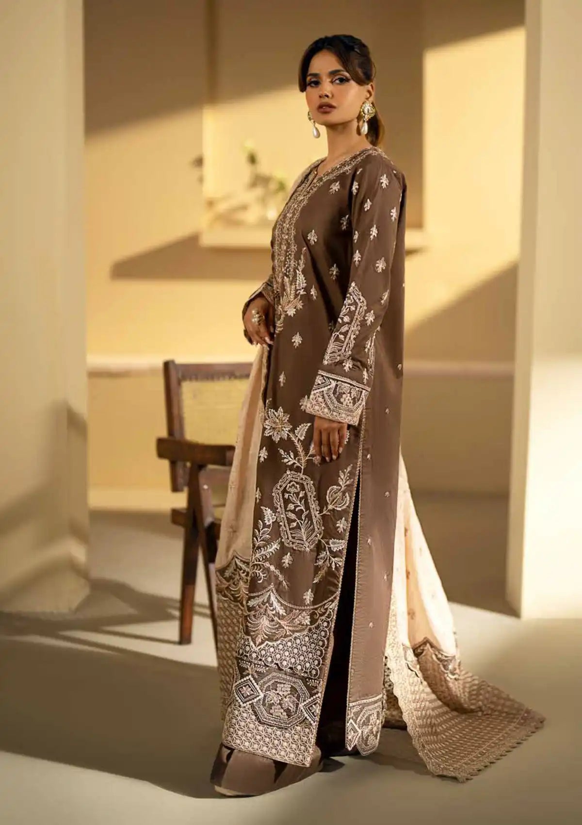 Maryum N Maria Eid Luxury Lawn'24 MS-627 - Mohsin Saeed Fabrics