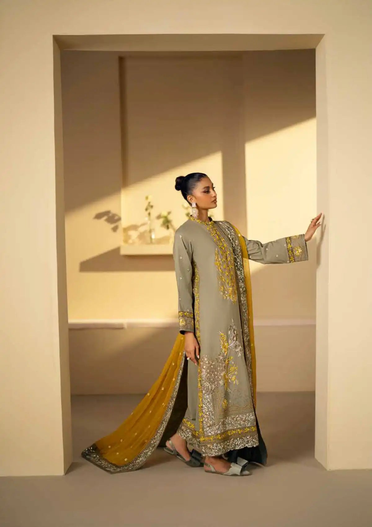 Maryum N Maria Eid Luxury Lawn'24 MS-631 - Mohsin Saeed Fabrics