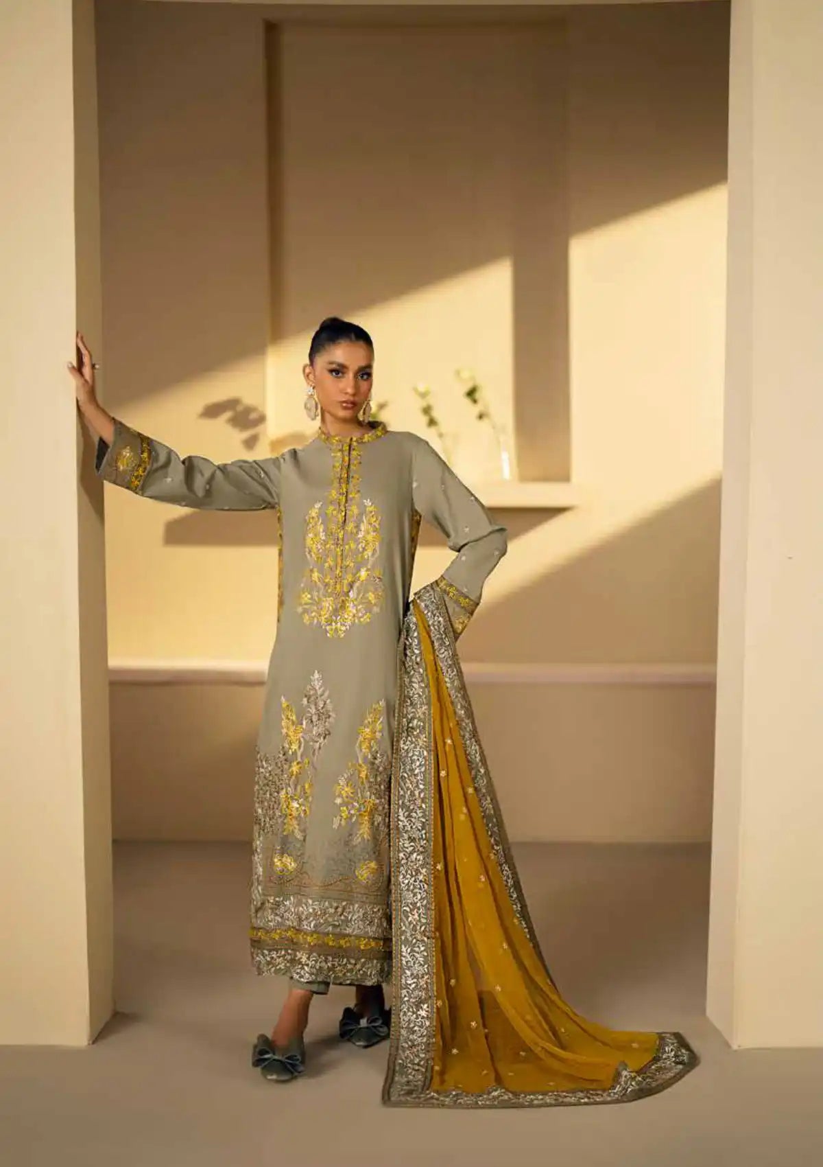 Maryum N Maria Eid Luxury Lawn'24 MS-631 - Mohsin Saeed Fabrics