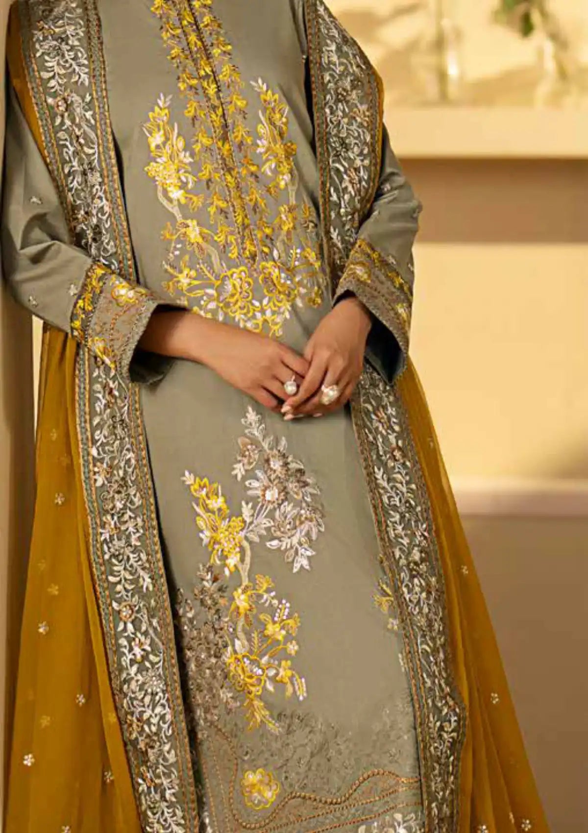 Maryum N Maria Eid Luxury Lawn'24 MS-631 - Mohsin Saeed Fabrics