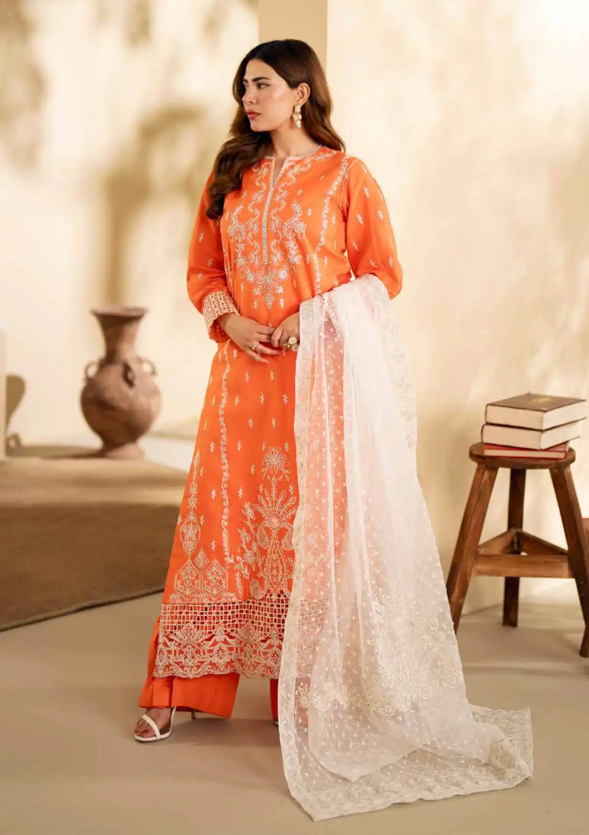 Maryum N Maria Eid Luxury Lawn'24 MS-629 - Mohsin Saeed Fabrics