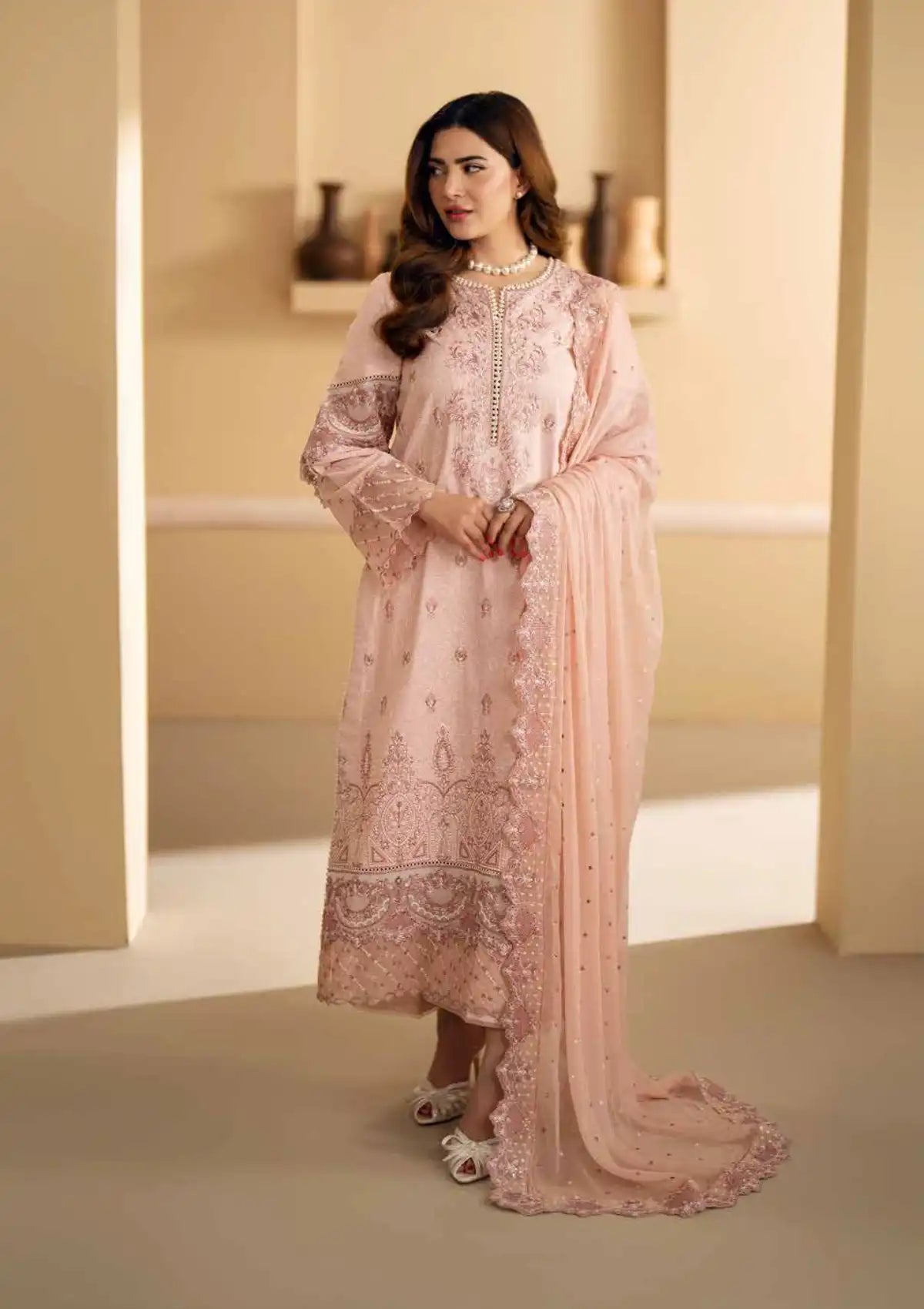 Maryum N Maria Eid Luxury Lawn'24 MS-630 - Mohsin Saeed Fabrics
