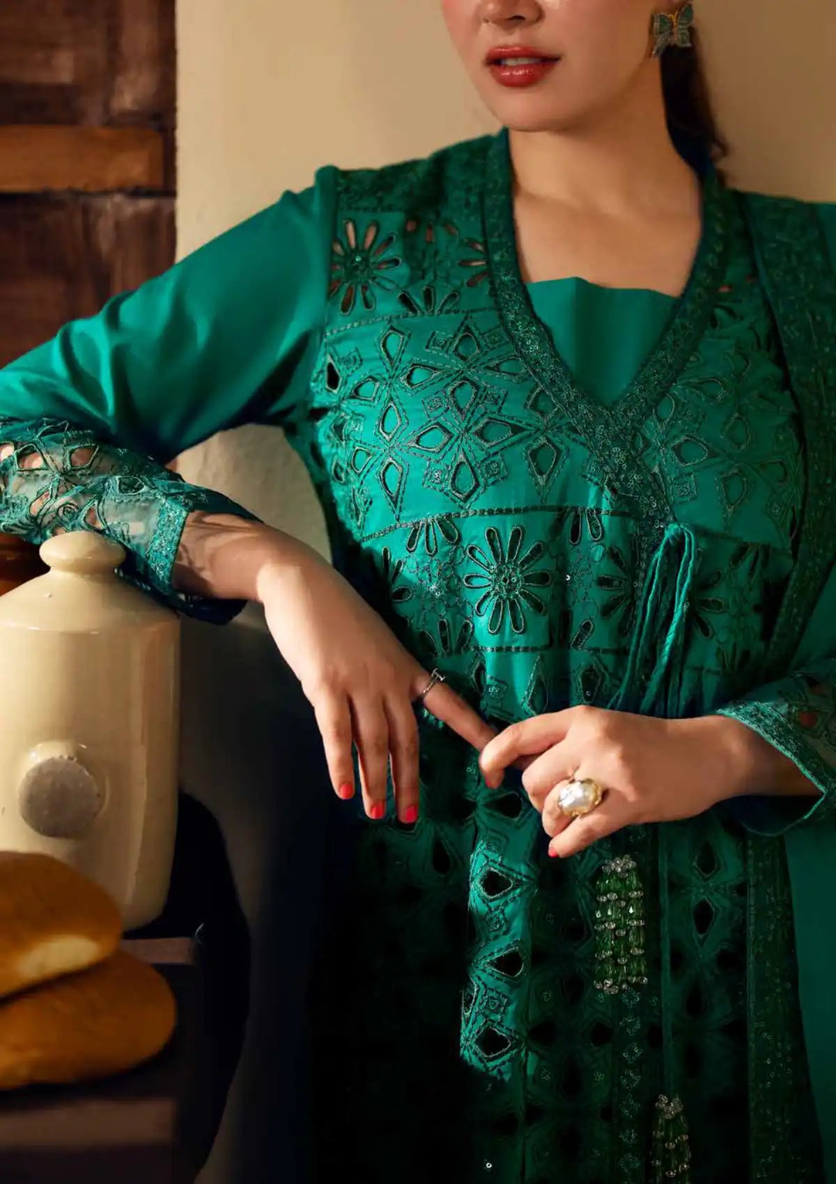 Maryum N Maria Eid Luxury Lawn'24 MS-639 - Mohsin Saeed Fabrics