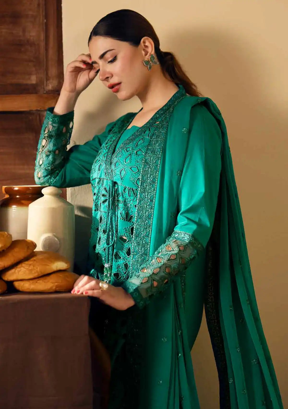 Maryum N Maria Eid Luxury Lawn'24 MS-639 - Mohsin Saeed Fabrics