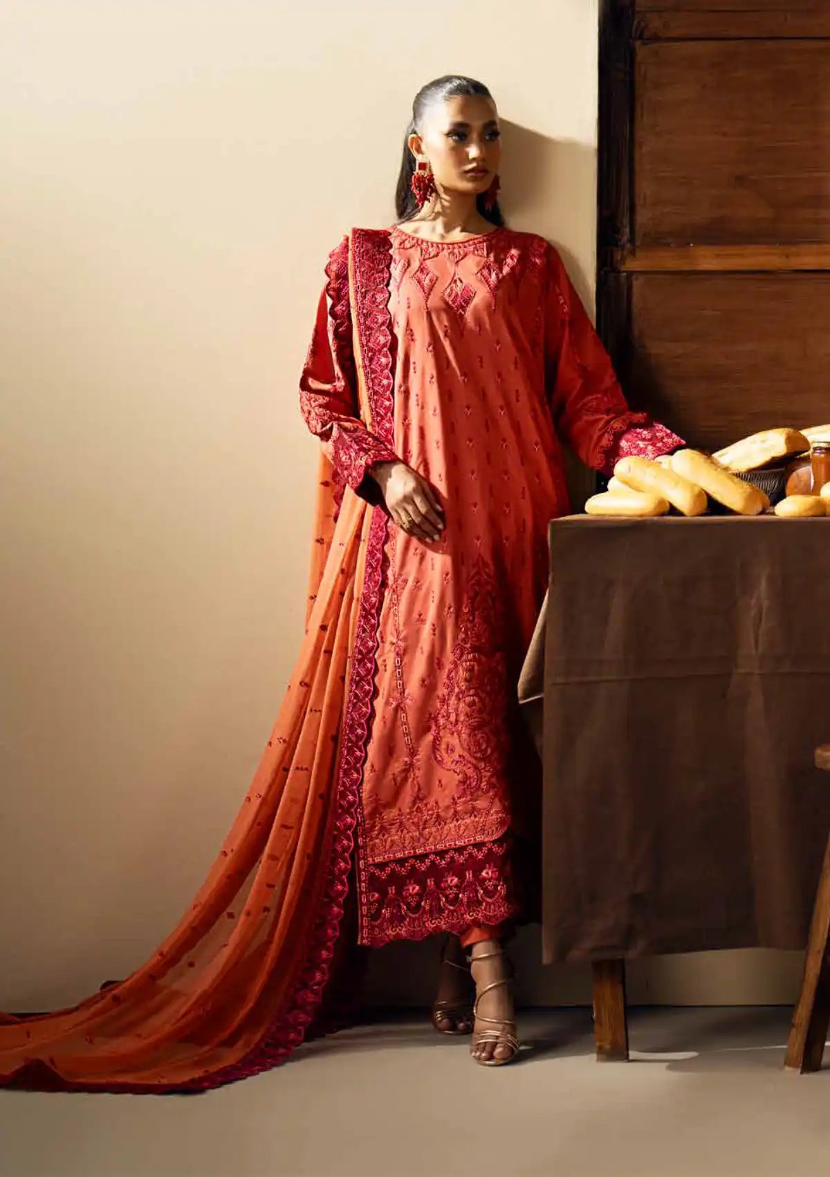 Maryum N Maria Eid Luxury Lawn'24 MS-628 - Mohsin Saeed Fabrics