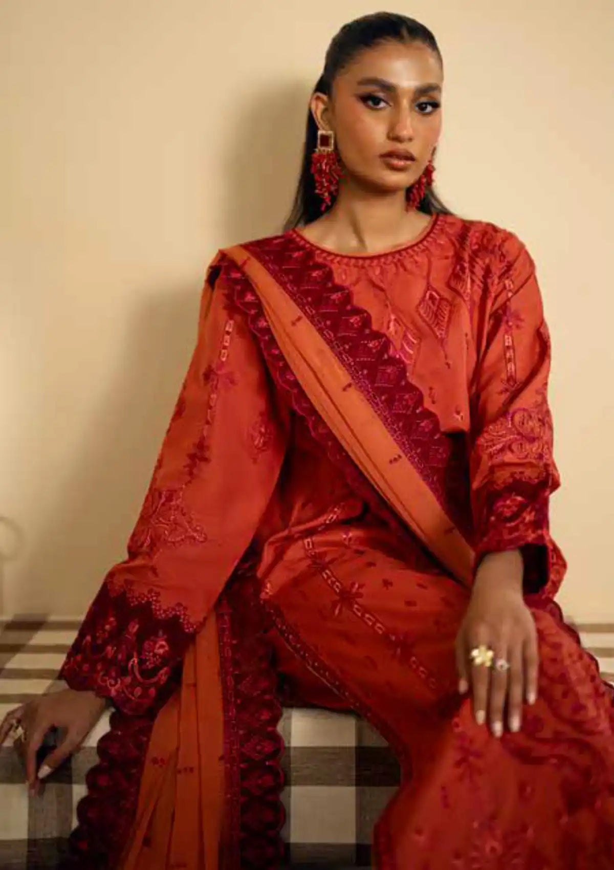 Maryum N Maria Eid Luxury Lawn'24 MS-628 - Mohsin Saeed Fabrics