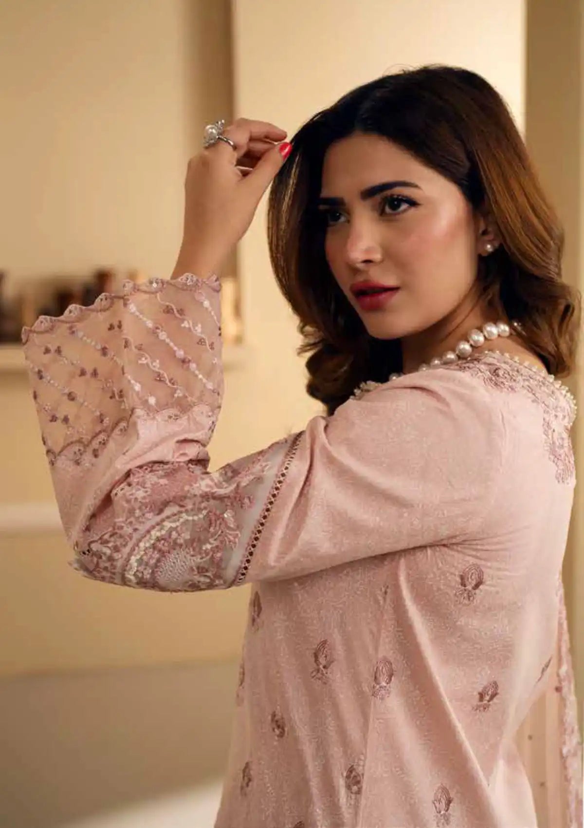 Maryum N Maria Eid Luxury Lawn'24 MS-630 - Mohsin Saeed Fabrics