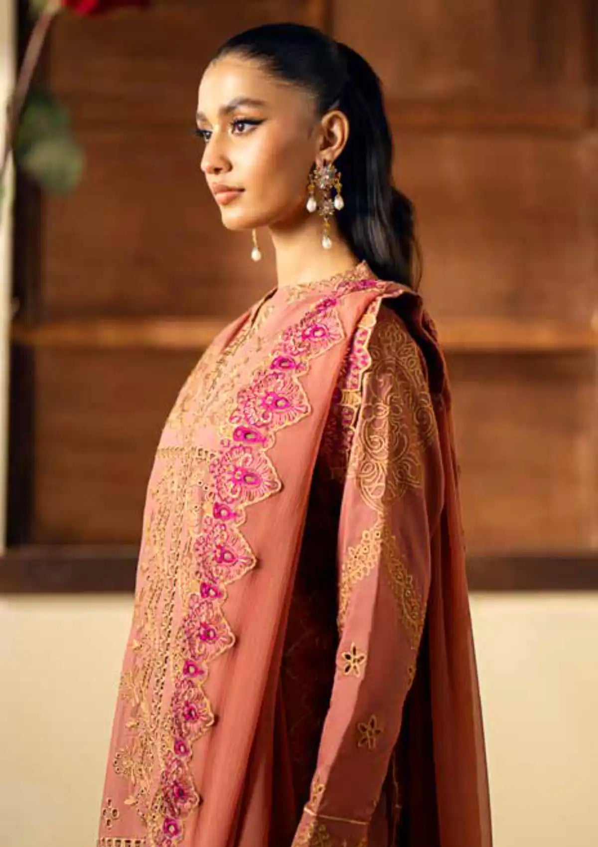 Maryum N Maria Eid Luxury Lawn'24 MS-637 - Mohsin Saeed Fabrics