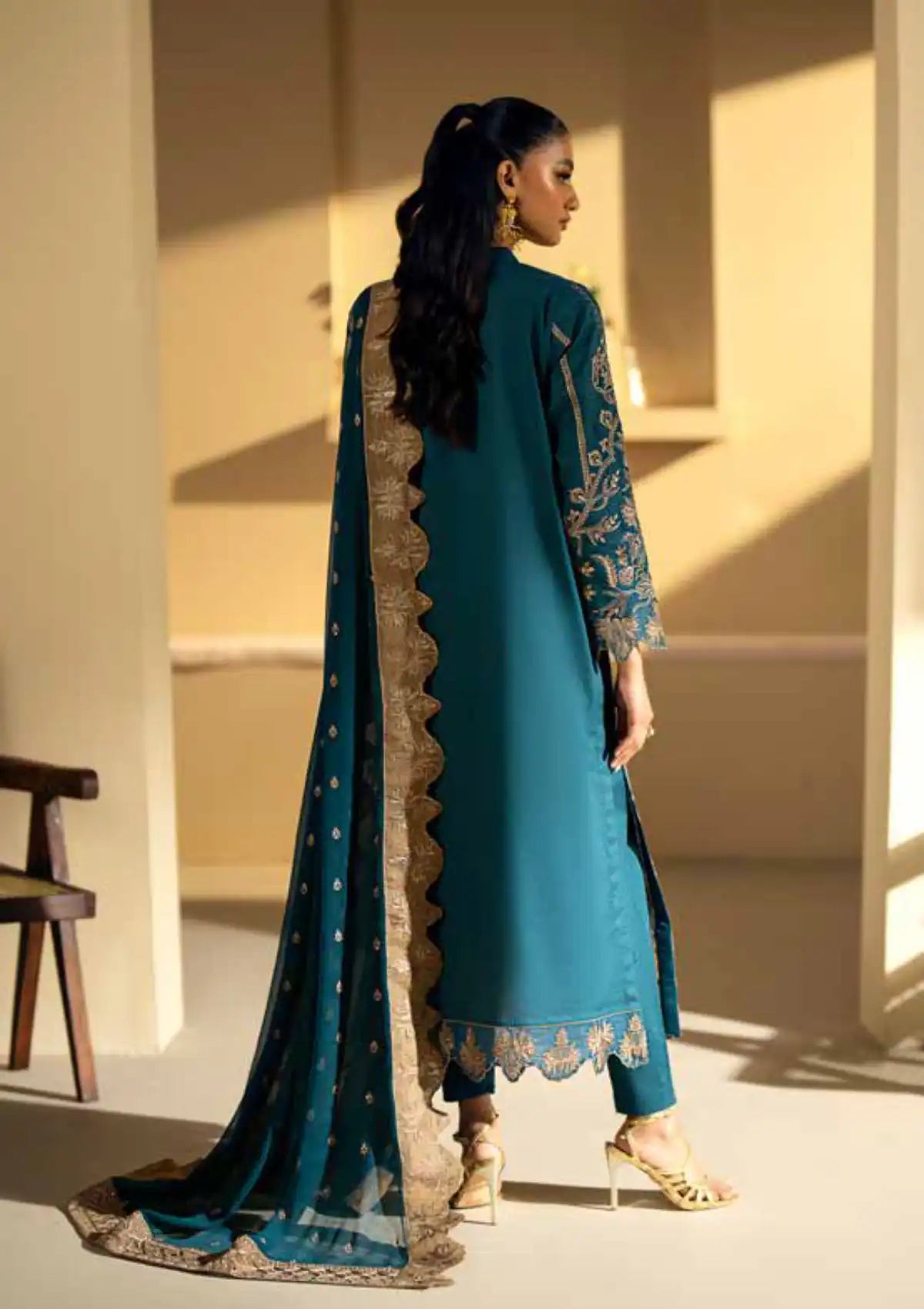 Maryum N Maria Eid Luxury Lawn'24 MS-640 - Mohsin Saeed Fabrics