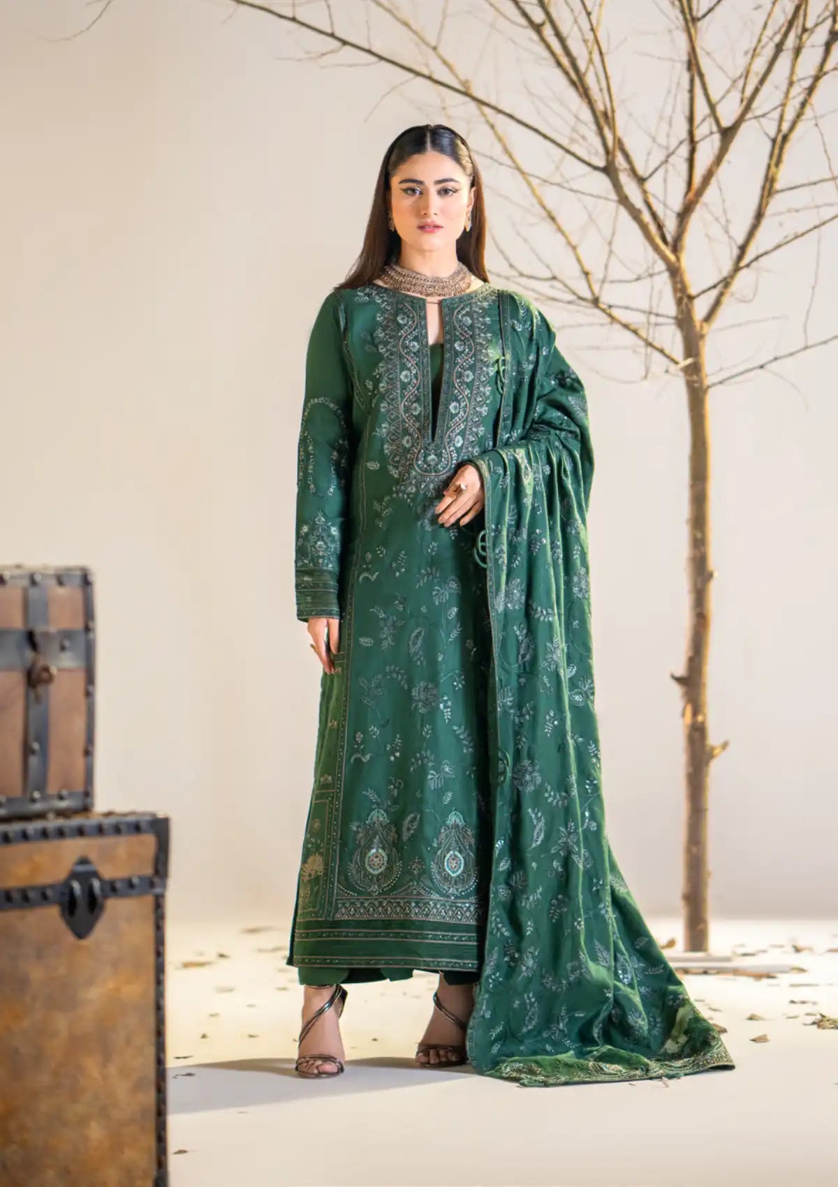 Maryum N Maria Sheharbano Winter'23 MW-563 Jheel - Mohsin Saeed Fabrics