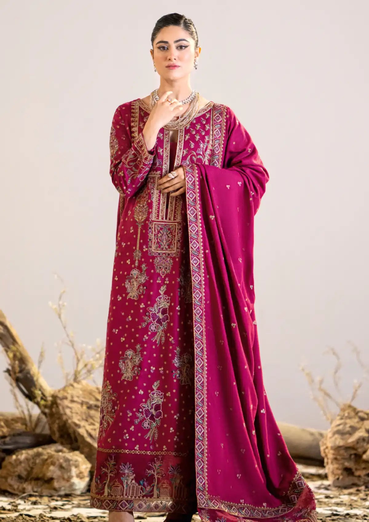 Maryum N Maria Sheharbano Winter'23 MW-560 Katri - Mohsin Saeed Fabrics