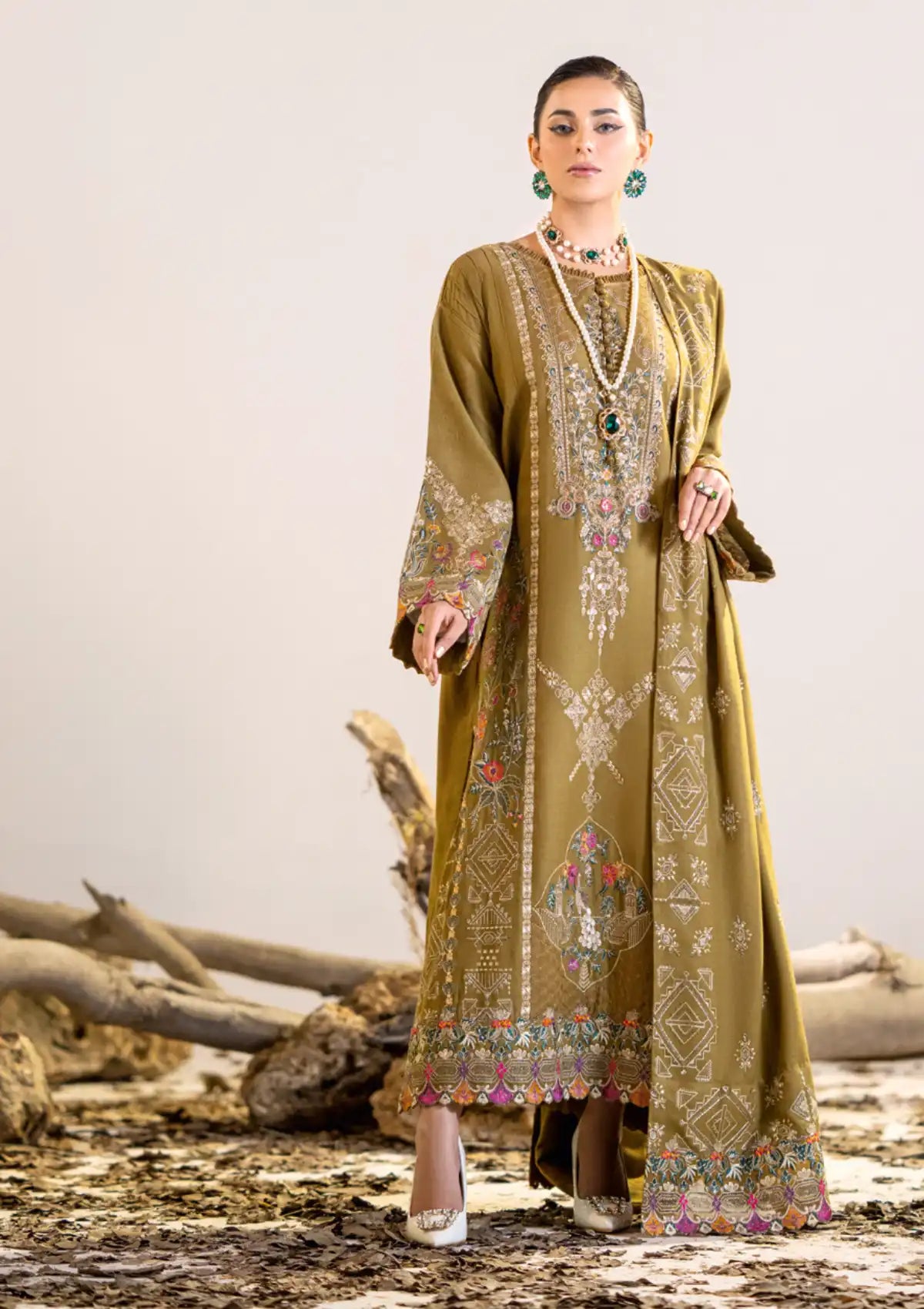 Maryum N Maria Sheharbano Winter'23 MW-553 Hadiyah - Mohsin Saeed Fabrics