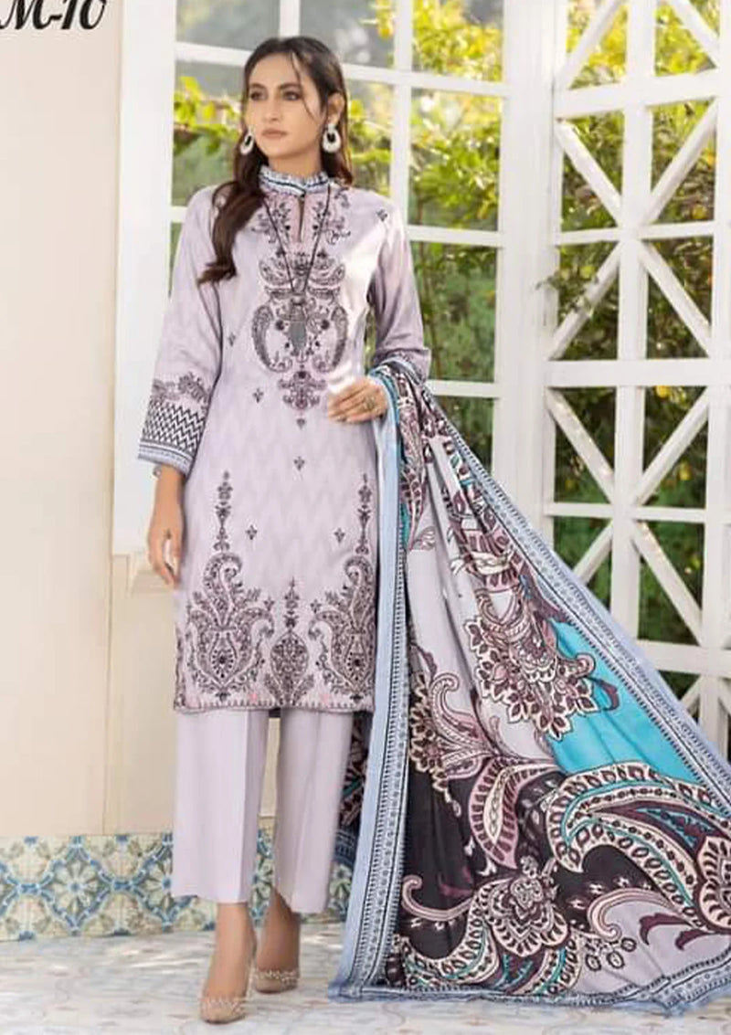 Manizay Afreen Emb Slub'23 M-10 - Mohsin Saeed Fabrics