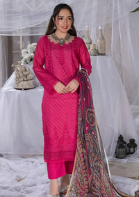 Manizay Nikhar Emb Lawn'24 D-10 - Mohsin Saeed Fabrics