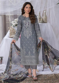 Manizay Nikhar Emb Lawn'24 D-06 - Mohsin Saeed Fabrics