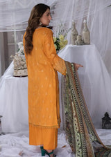 Manizay Nikhar Emb Lawn'24 D-07 - Mohsin Saeed Fabrics
