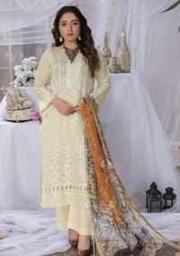 Manizay Nikhar Emb Lawn'24 D-08 - Mohsin Saeed Fabrics