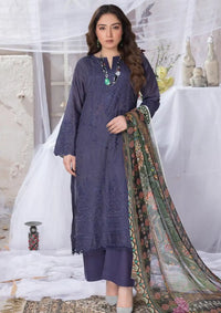 Manizay Nikhar Emb Lawn'24 D-09 - Mohsin Saeed Fabrics