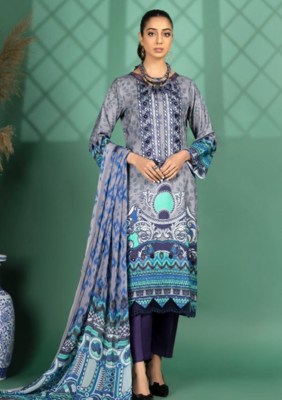 Zahay Naseeb By Manizay'23 D-10 - Mohsin Saeed Fabrics