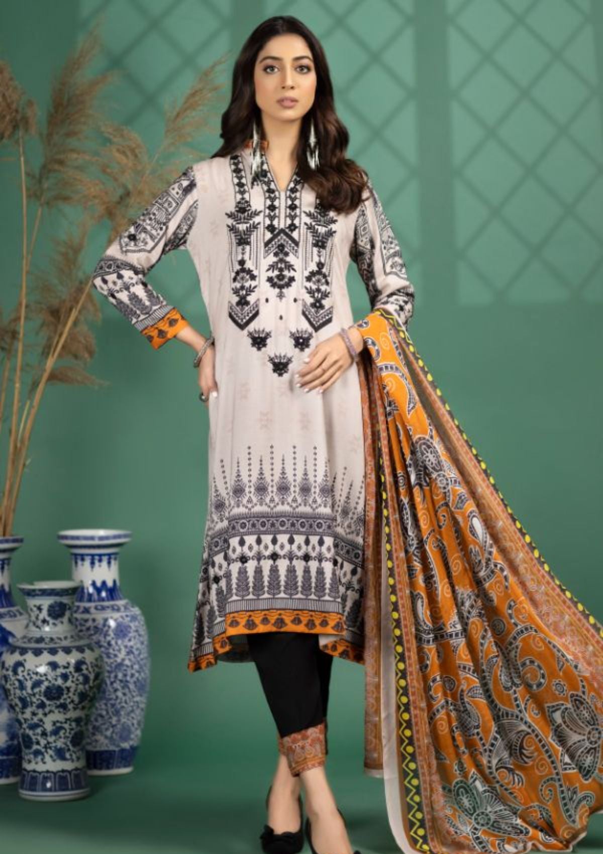Zahay Naseeb By Manizay'23 D-02 - Mohsin Saeed Fabrics