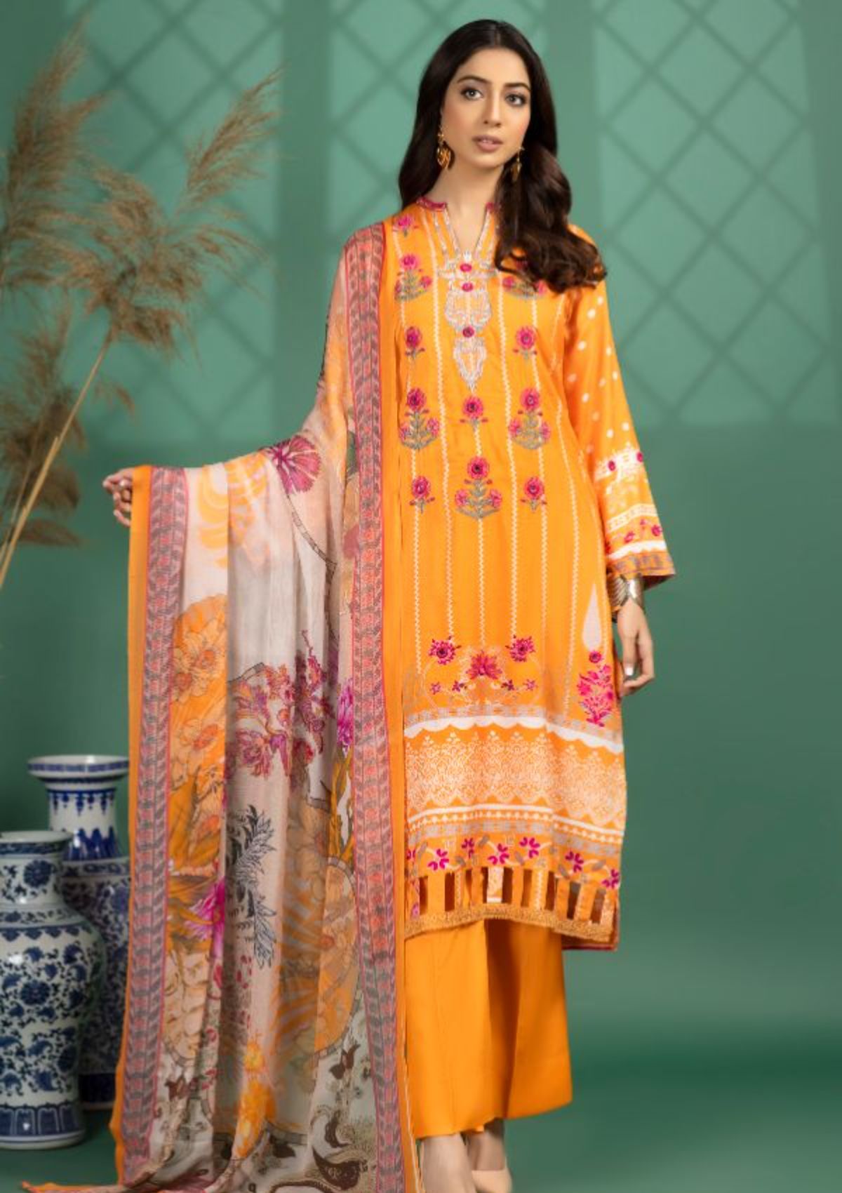 Zahay Naseeb By Manizay'23 D-04 - Mohsin Saeed Fabrics