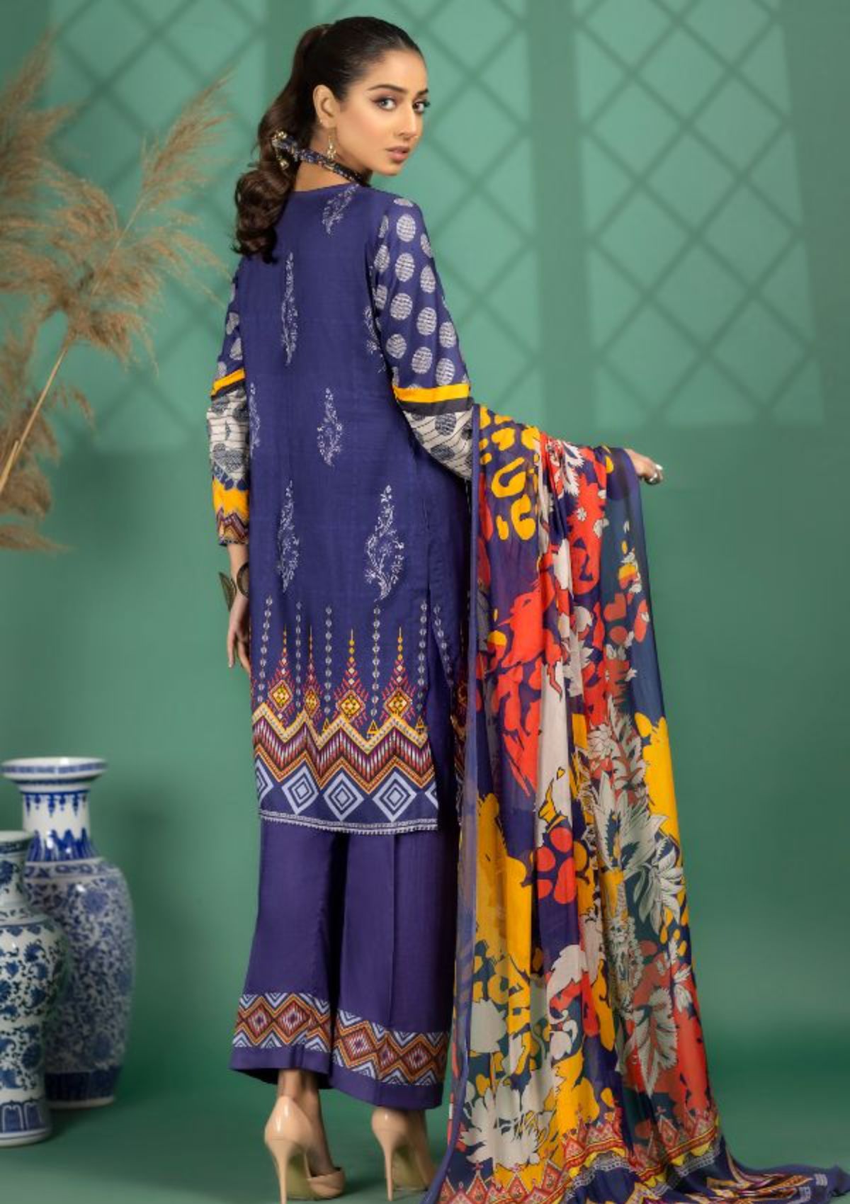 Zahay Naseeb By Manizay'23 D-07 - Mohsin Saeed Fabrics
