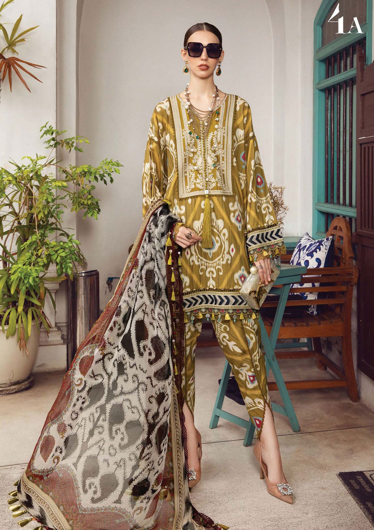 Maria.B M.Prints Fall Edit'23 D-04 A - Mohsin Saeed Fabrics