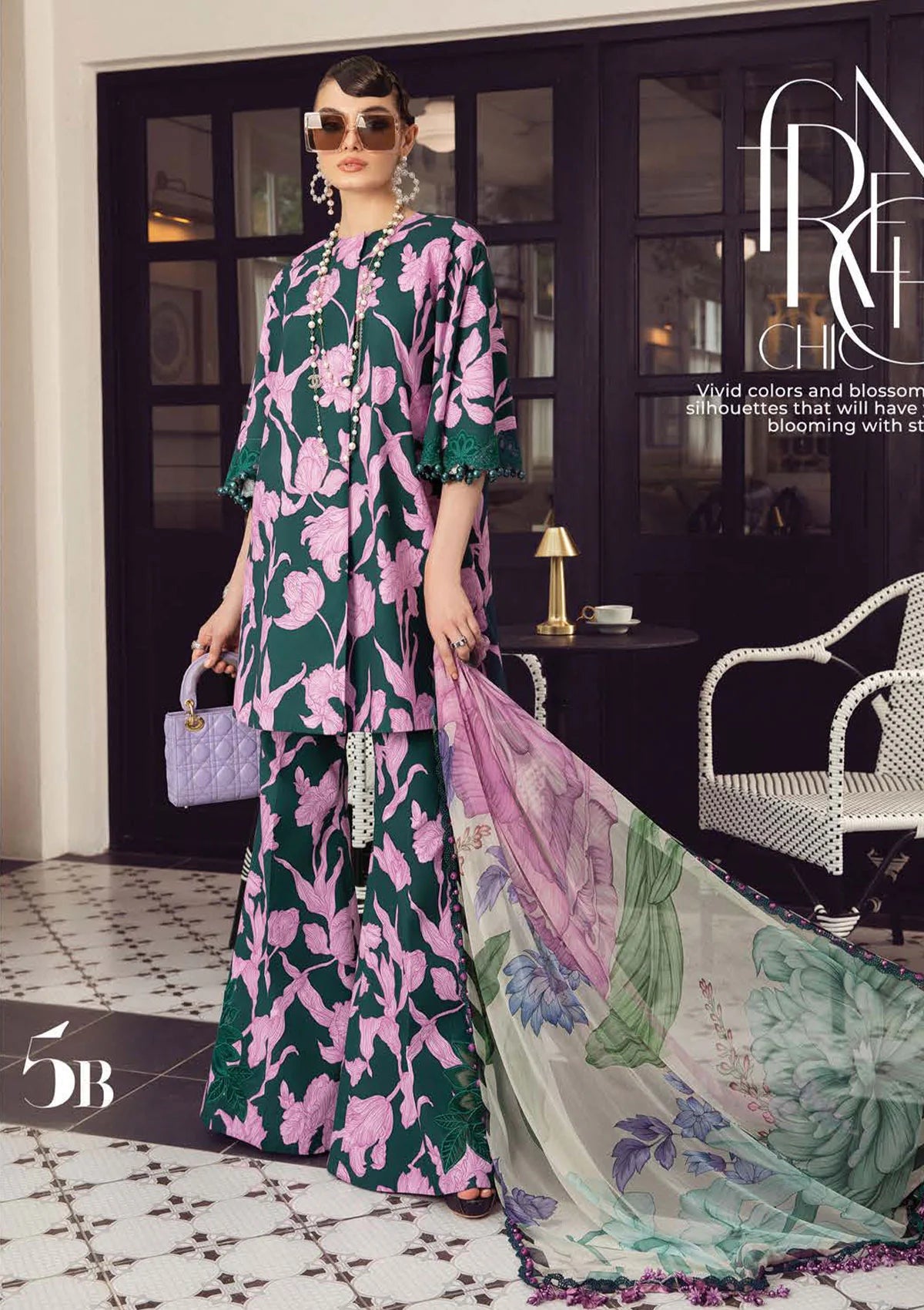Maria.B M.Prints Fall Edit'23 D-05 B - Mohsin Saeed Fabrics