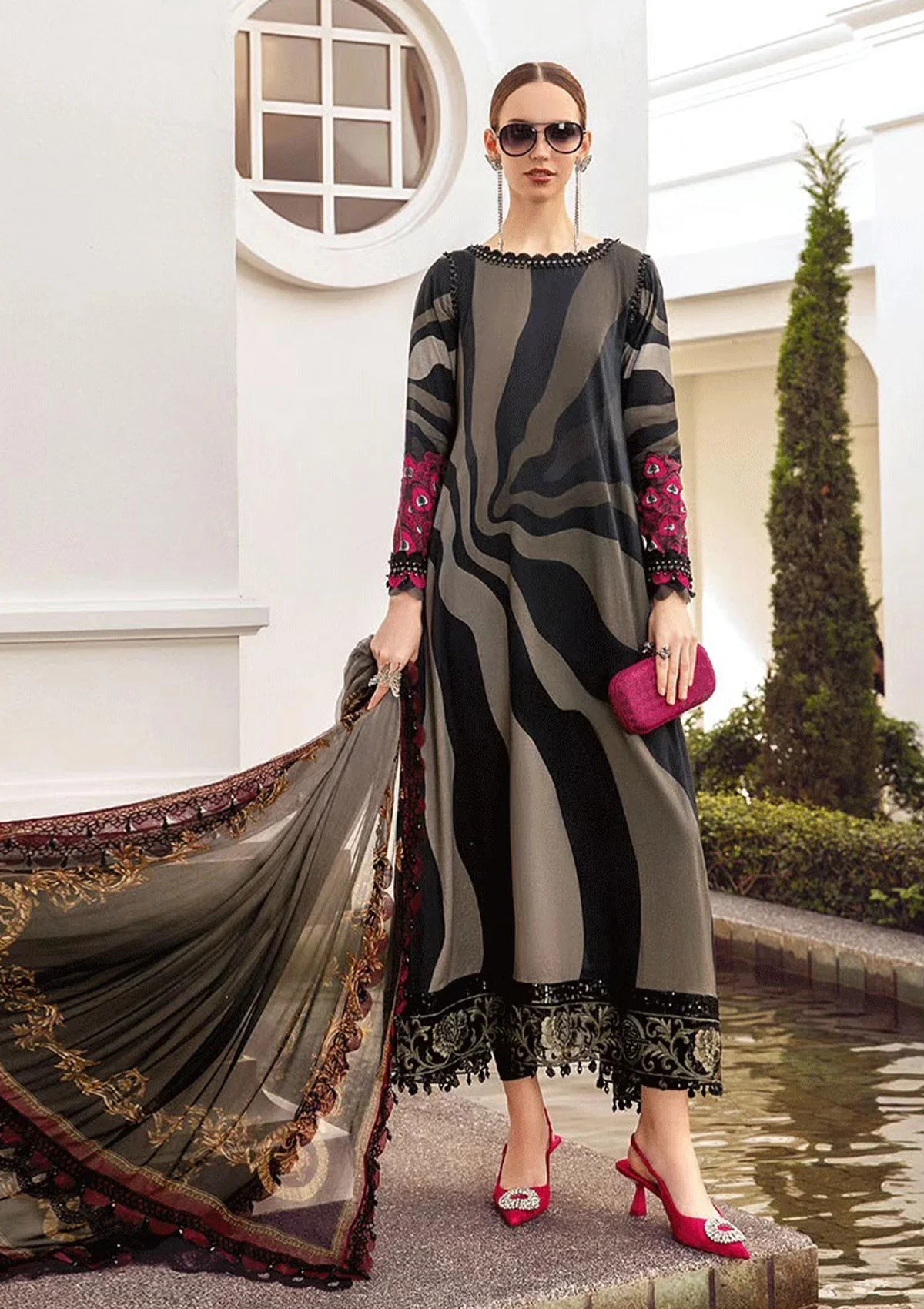 Maria.B M.Prints Fall Edit'23 D-06 B - Mohsin Saeed Fabrics
