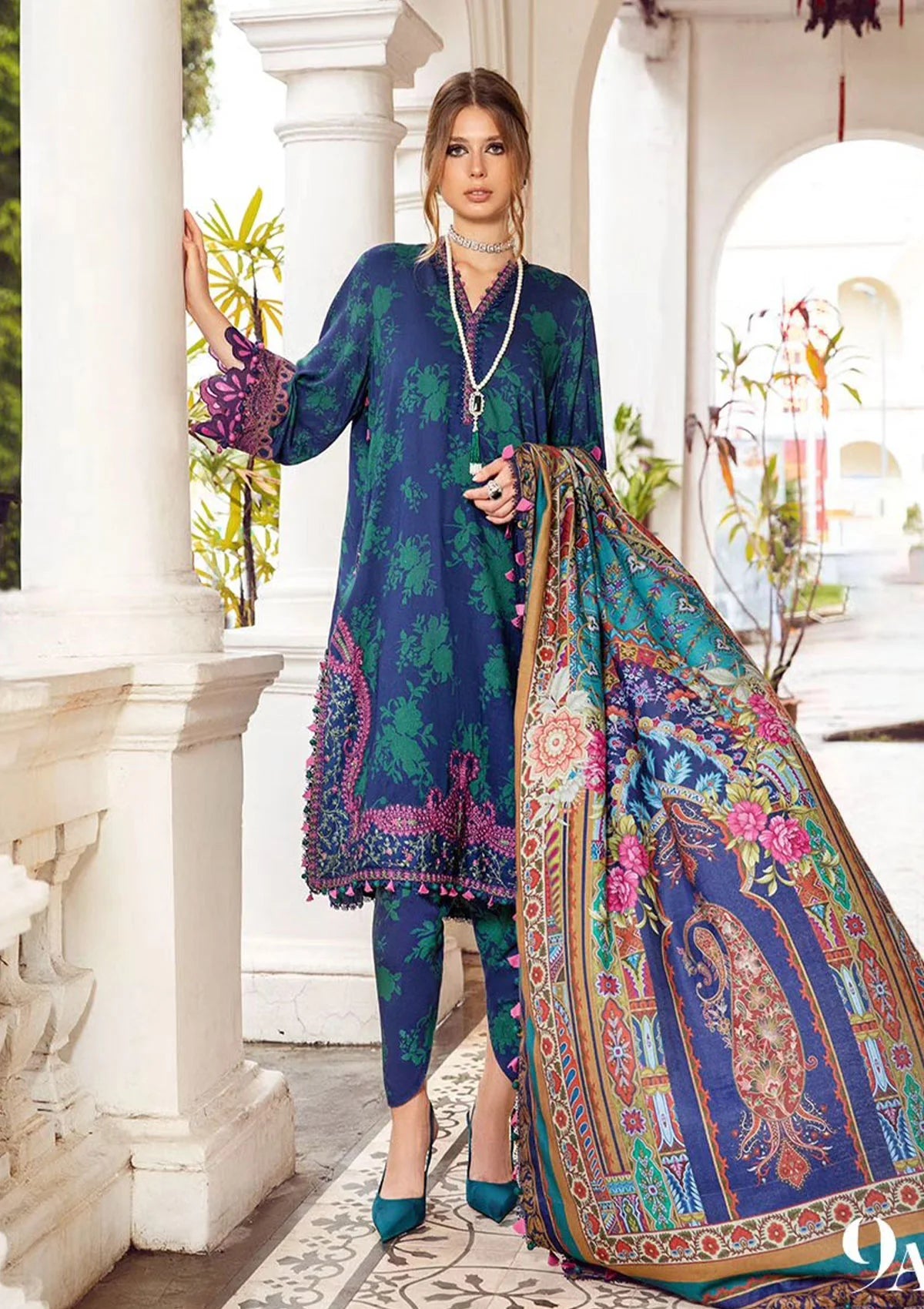Maria.B M.Prints Fall Edit'23 D-09 A - Mohsin Saeed Fabrics