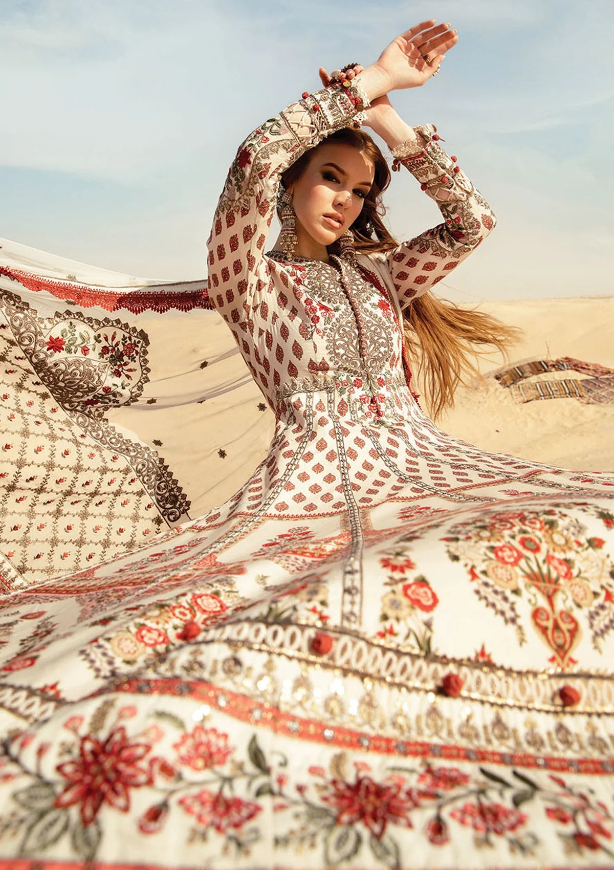 Maria.B Voyage a'Luxe Lawn'24 D-13A - Mohsin Saeed Fabrics