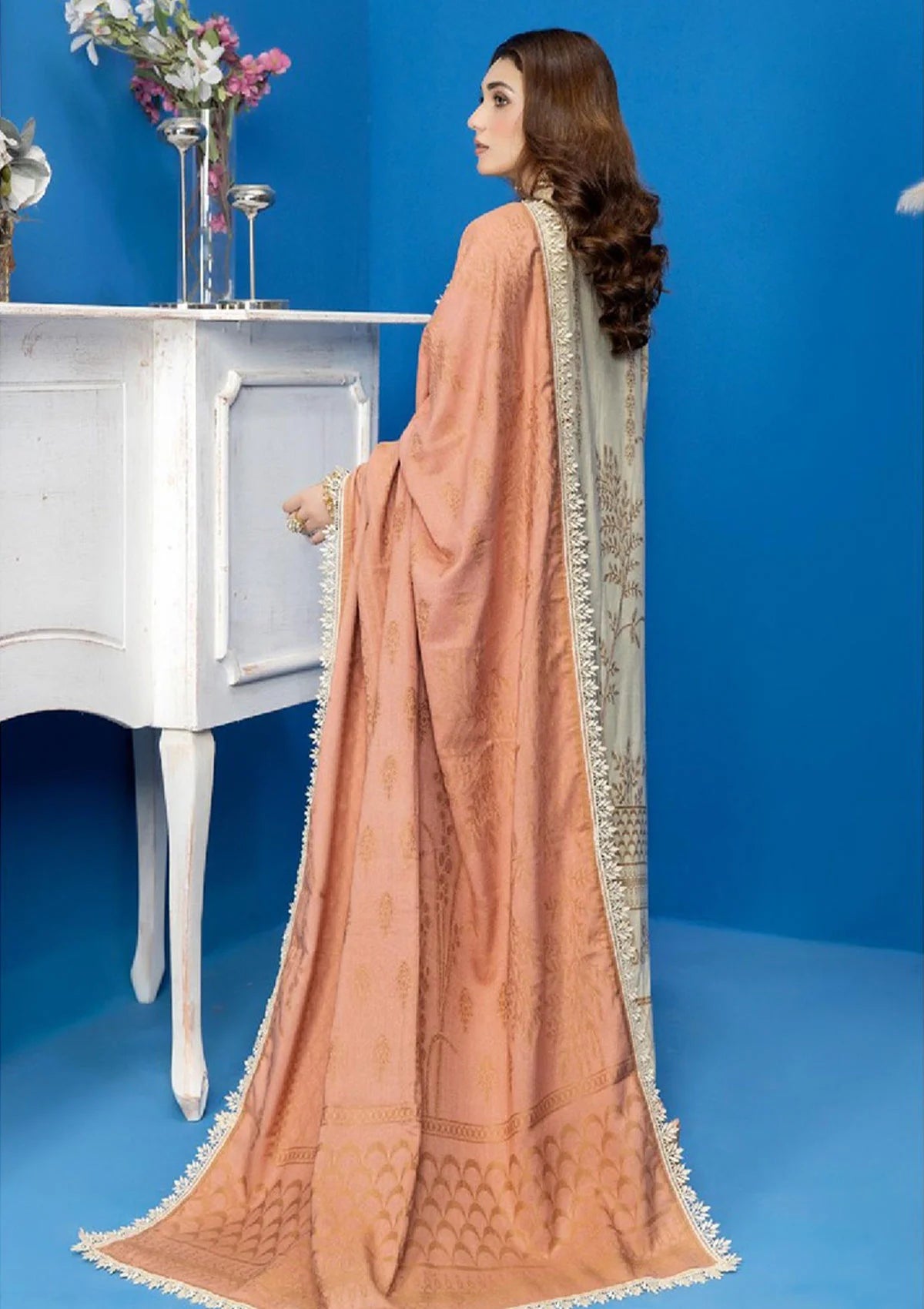Mary Gold By Wania'22 Vol-01 WP-211 - Mohsin Saeed Fabrics