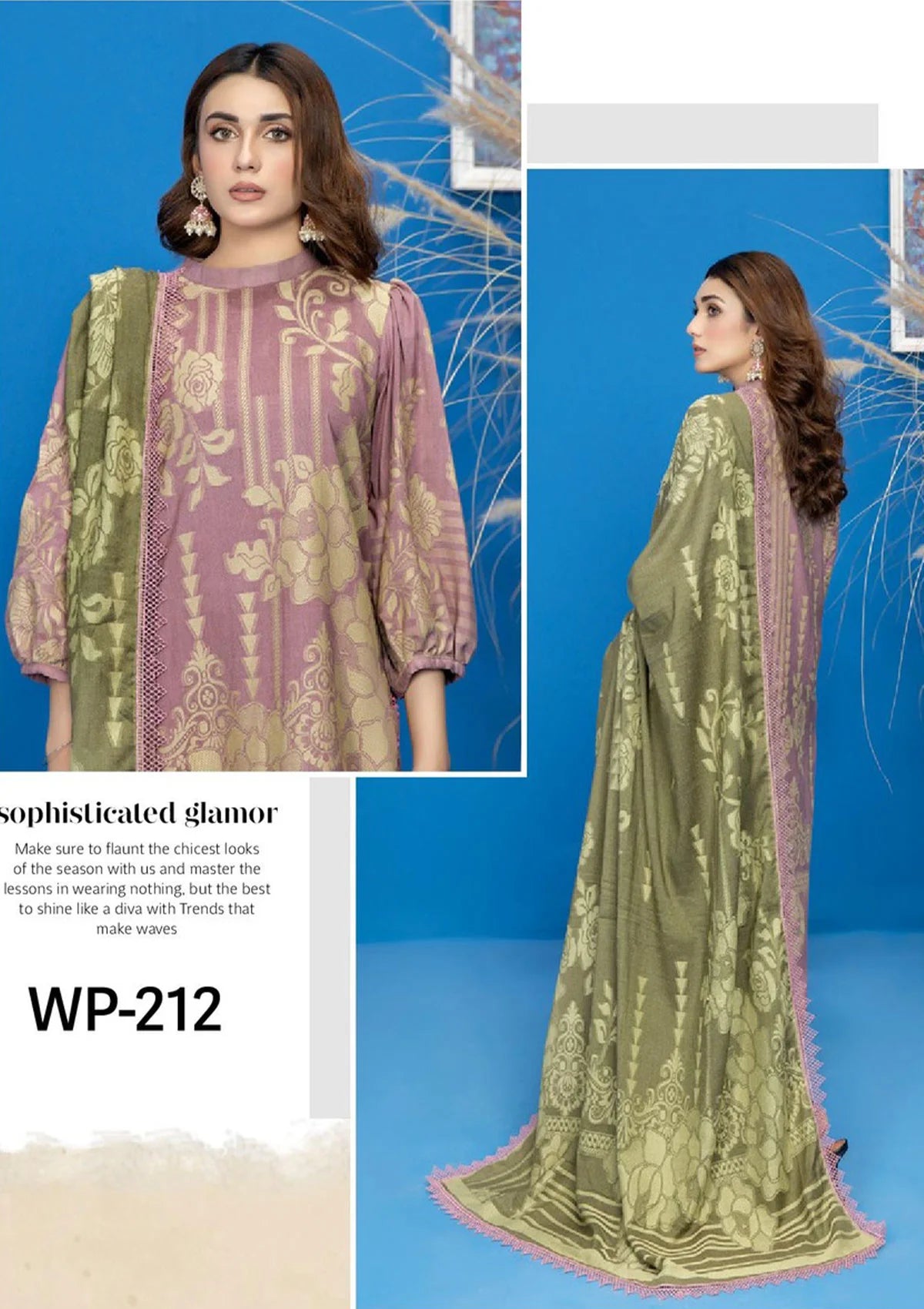 Mary Gold By Wania'22 Vol-01 WP-212 - Mohsin Saeed Fabrics